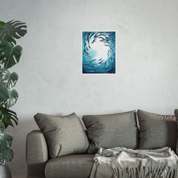 Shoal Under Surface - Fine art print
