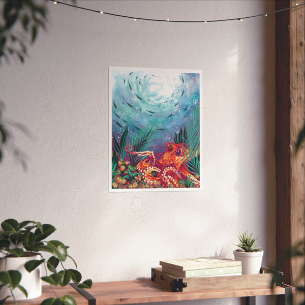 Octopi Corals - Fine Art Print