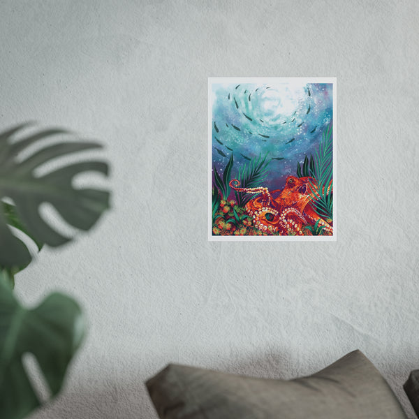 Octopi Corals - Fine Art Print