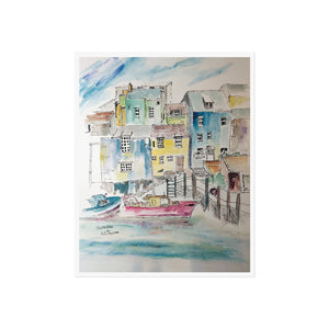Polperro Fishing Boats - Fine Art Print