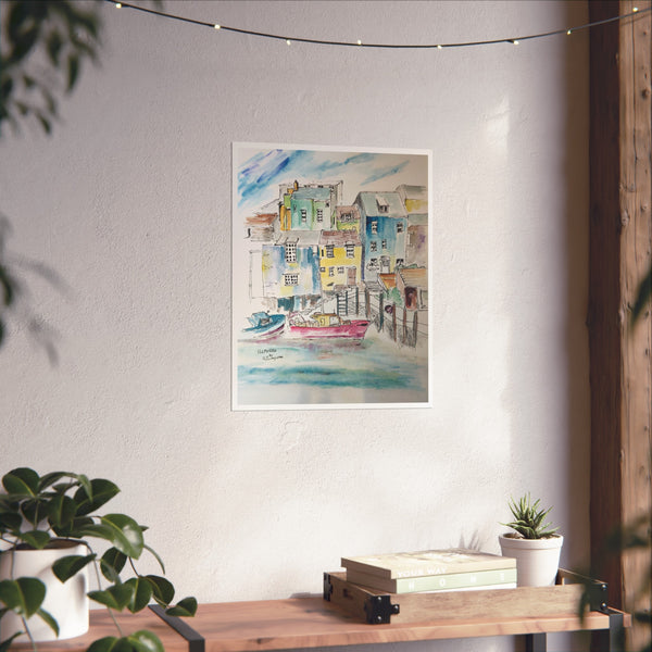 Polperro Fishing Boats - Fine Art Print