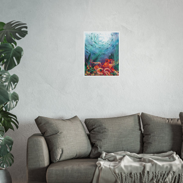 Octopi Corals - Fine Art Print