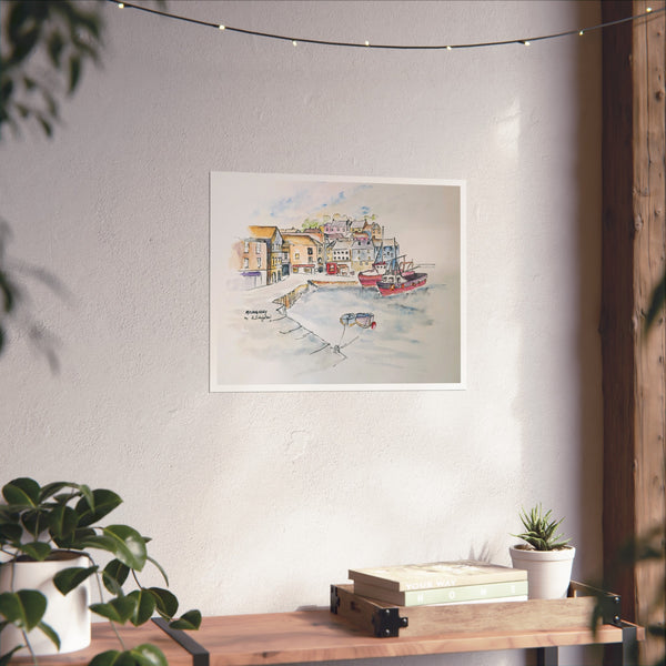Mevagissey Boats - Fine Art Print