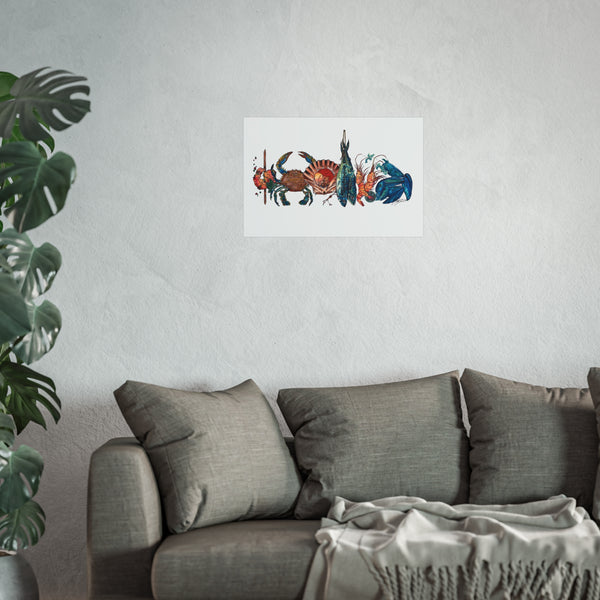 Seafood Platter - Fine art illustration print
