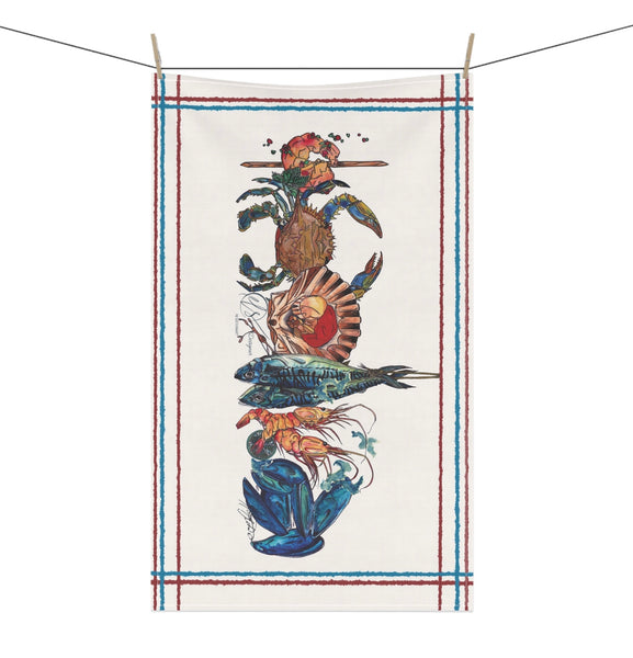 Seafood Platter TeaTowel