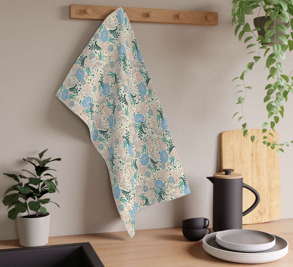 Seashell Galore TeaTowel