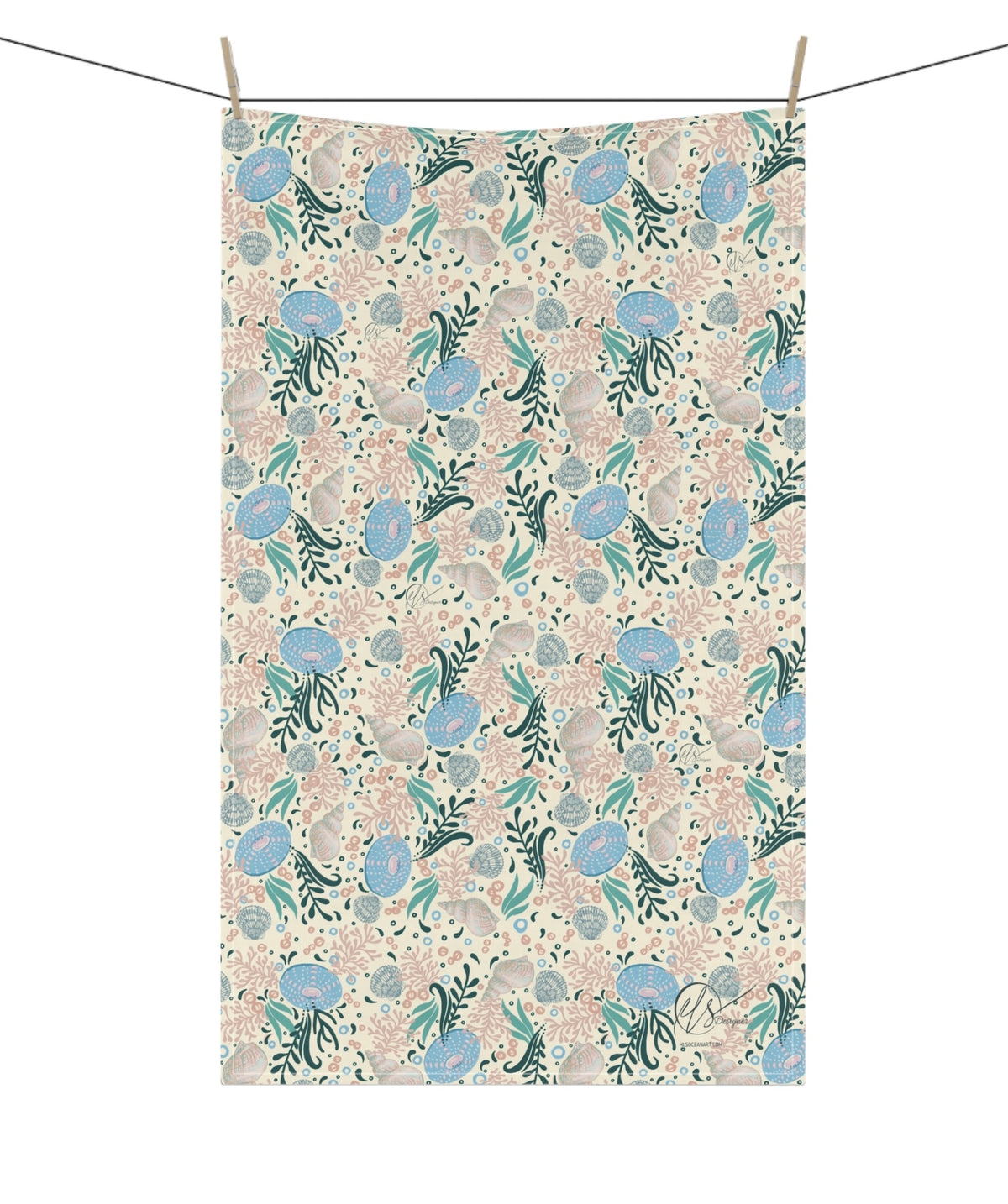 Seashell Galore TeaTowel