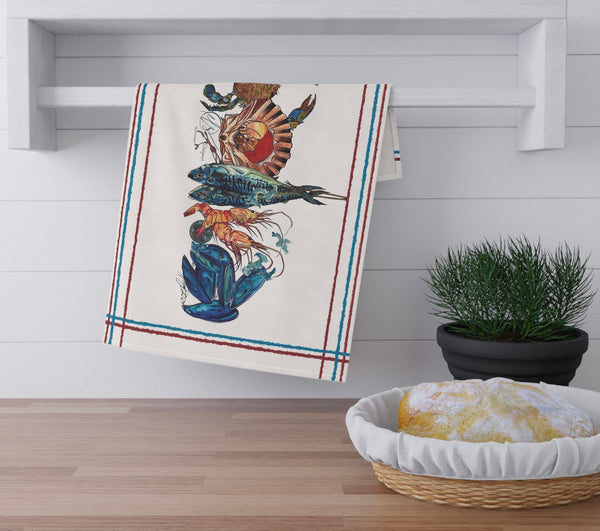 Seafood Platter TeaTowel