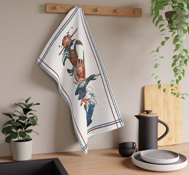 Seafood Platter TeaTowel