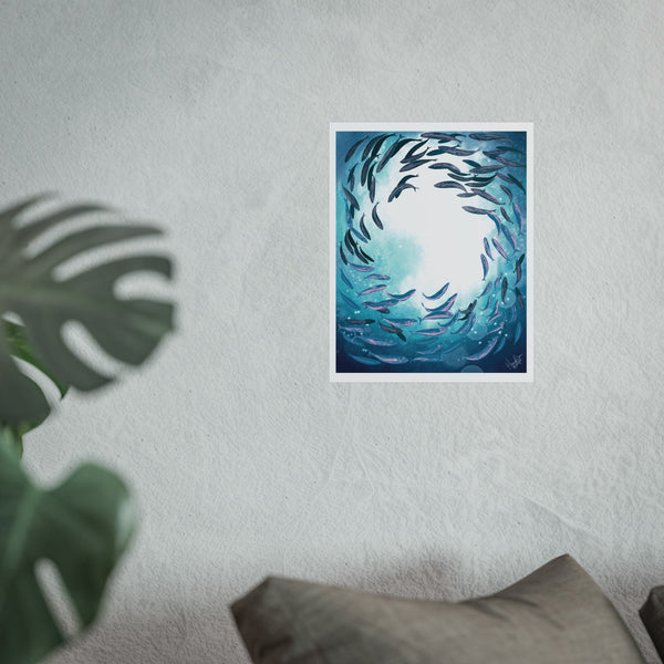 Shoal under Surface art print