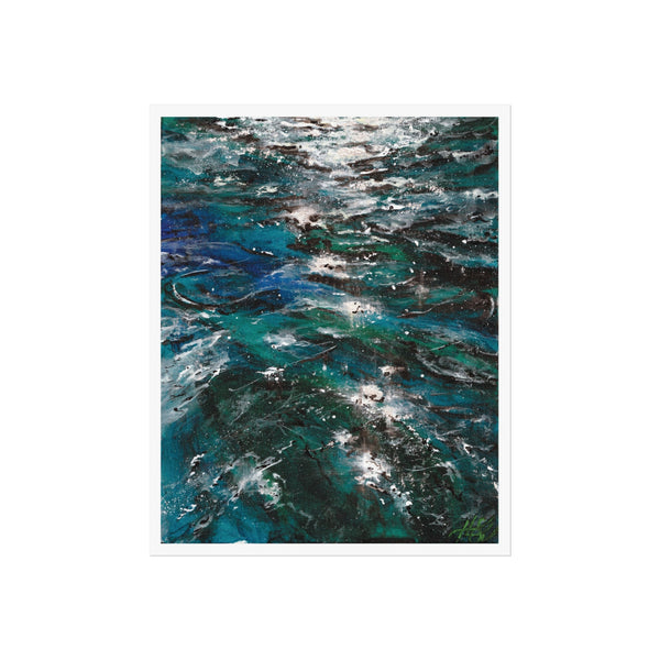 Moonlit waters fine art print