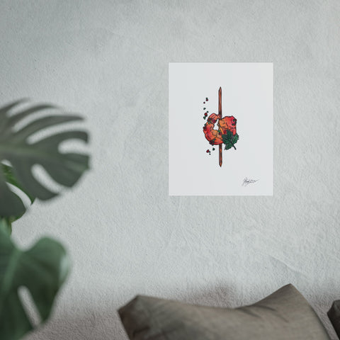 Prawn Skewer fine art print