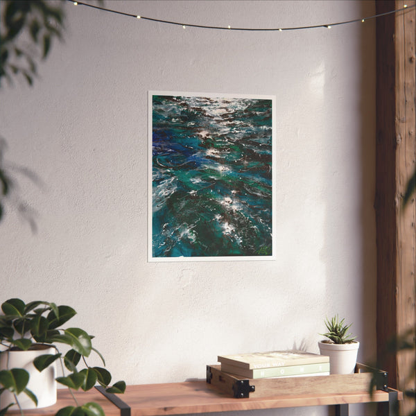 Moonlit waters fine art print