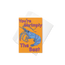blue shrimp on a orange and pink background reading 'you're shrimply  the best' designed and made by HLSdesigner in house 